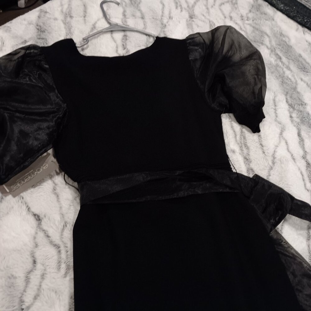 Black cocktail dress